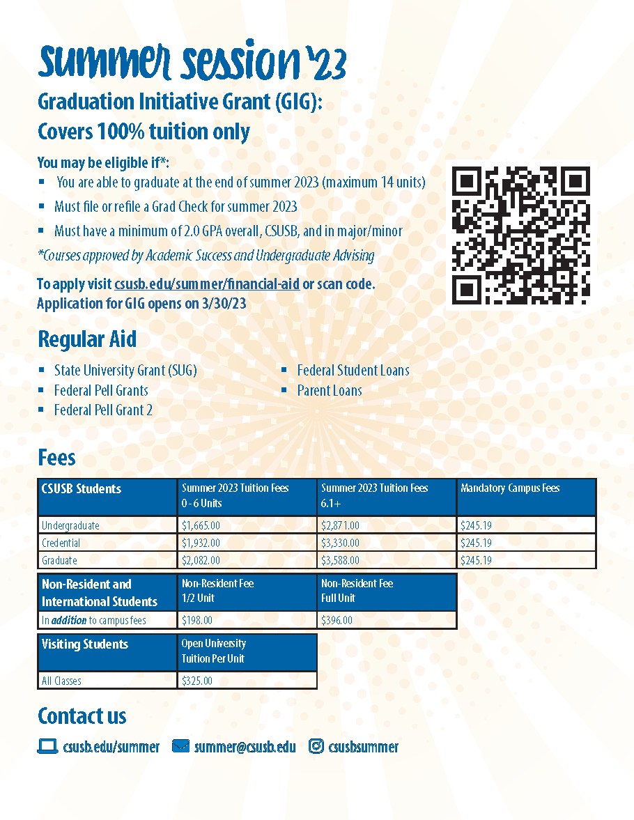 CSUSB Advising | San Bernardino CA