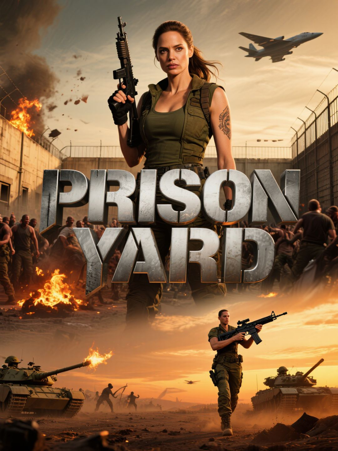 Movie - 🎬PRISON YARD: Angelina Jolie | New Action Movie 2025 | Full ...