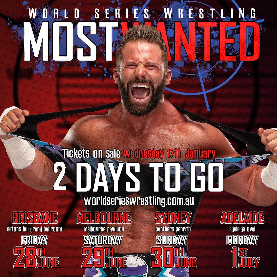 Get Ready Australia 🇦🇺 2 Days... - World Series Wrestling | Facebook