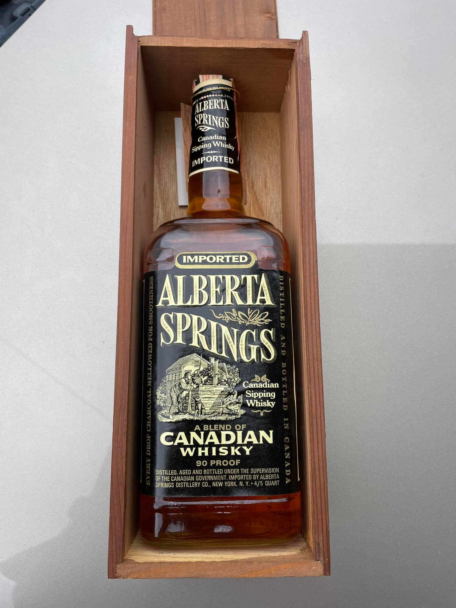 Hi, Whisky Club Group. Looking to sell this 1972 Alberta Springs 