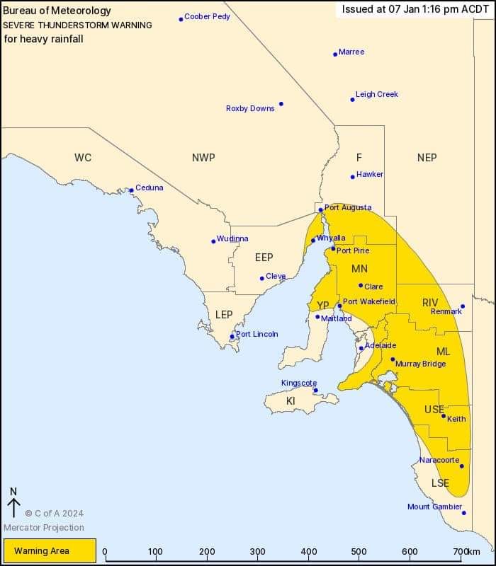 Alert - The Bureau of Meteorology has issued a Severe Thunderstorm ...