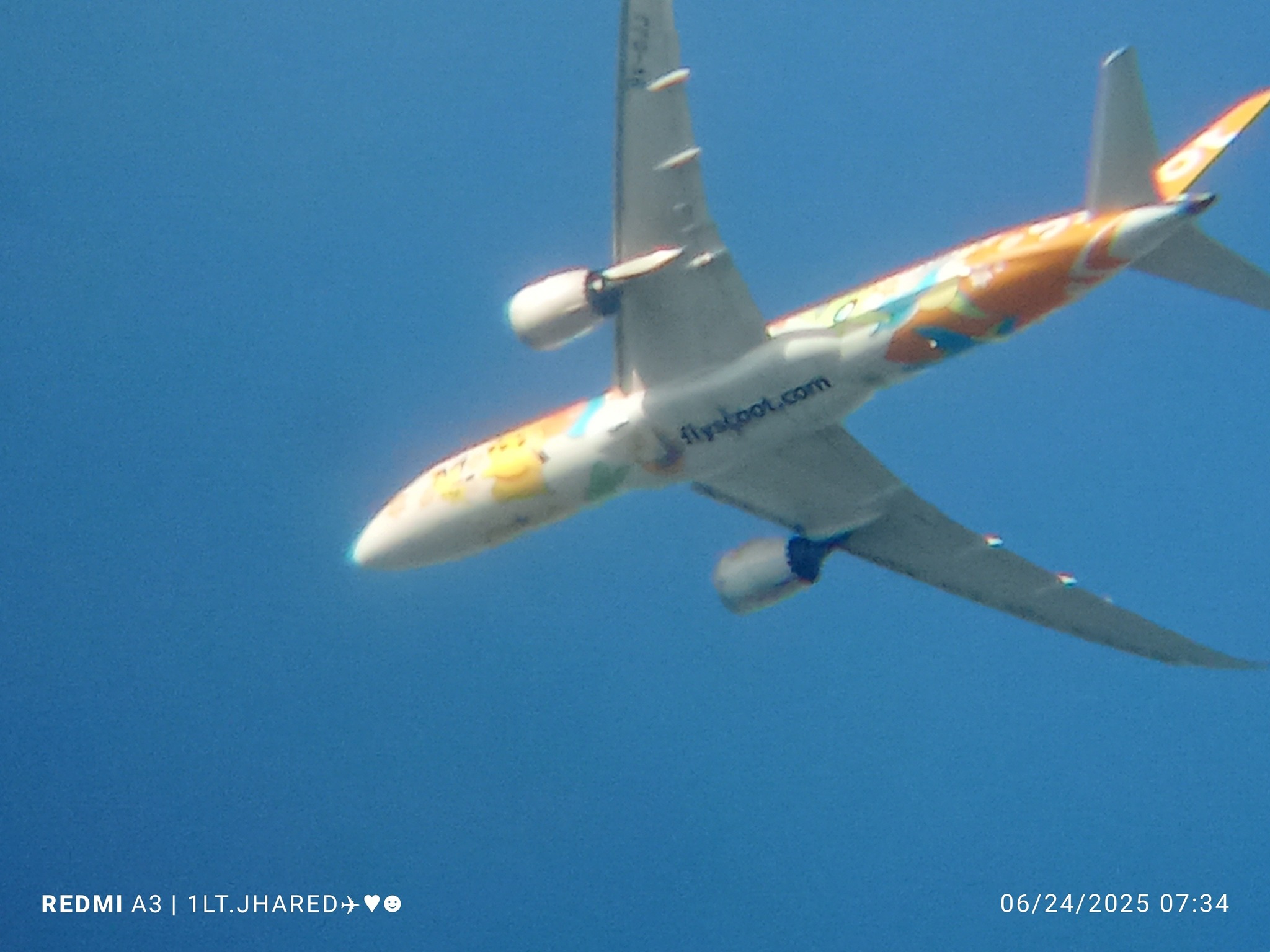 Pokemon livery on Scoot Airline