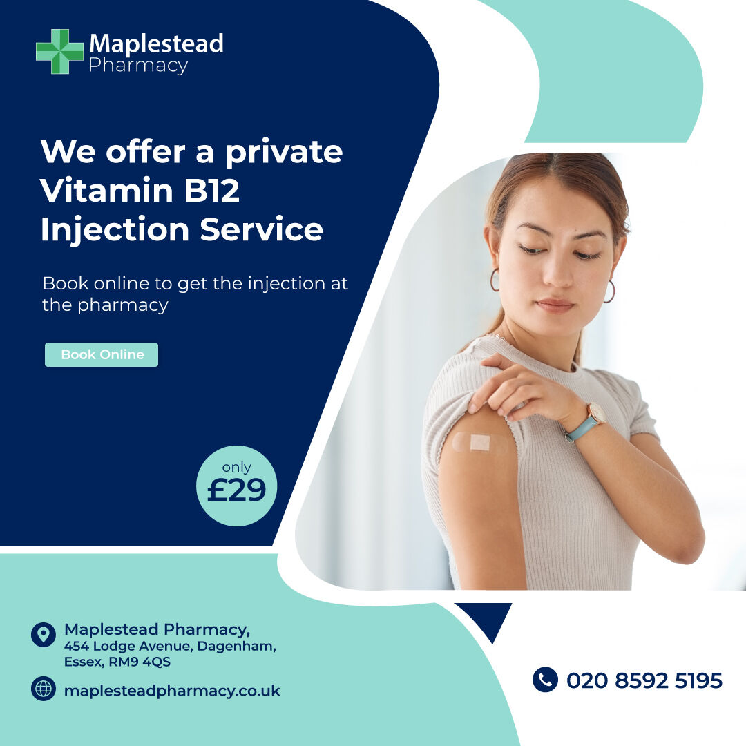 Are you looking for a private vitamin b12 injection clinic? Our clinic offers safe and convenient access to private vitamin b12 injections. Simply book online and complete a short medical questionnaire. One