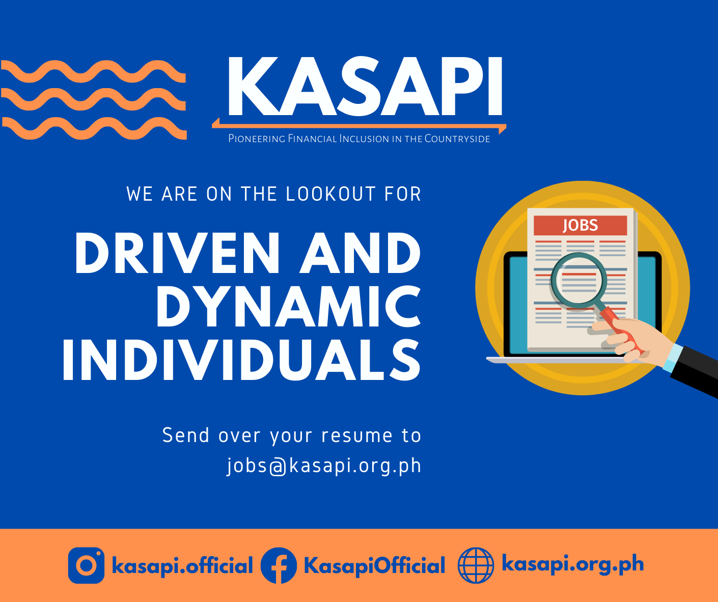 WE ARE... - Kasapi Microfinance and Rural Development, Inc. | Facebook