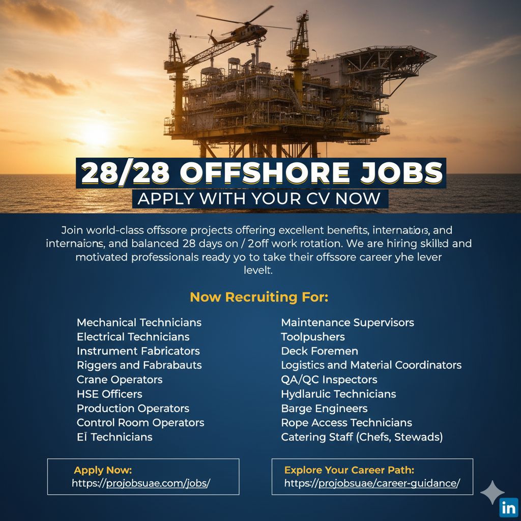Offshore - 28/28 OFFSHORE JOBS APPLY WITH YOUR CV NOW Join world-class ...