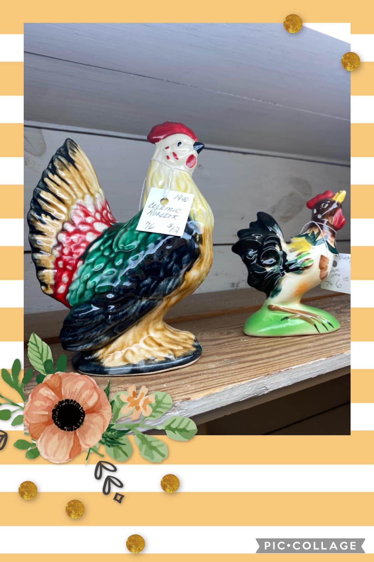 The Vintage Sexton Black Fighting Rooster Wall Plaque is a unique