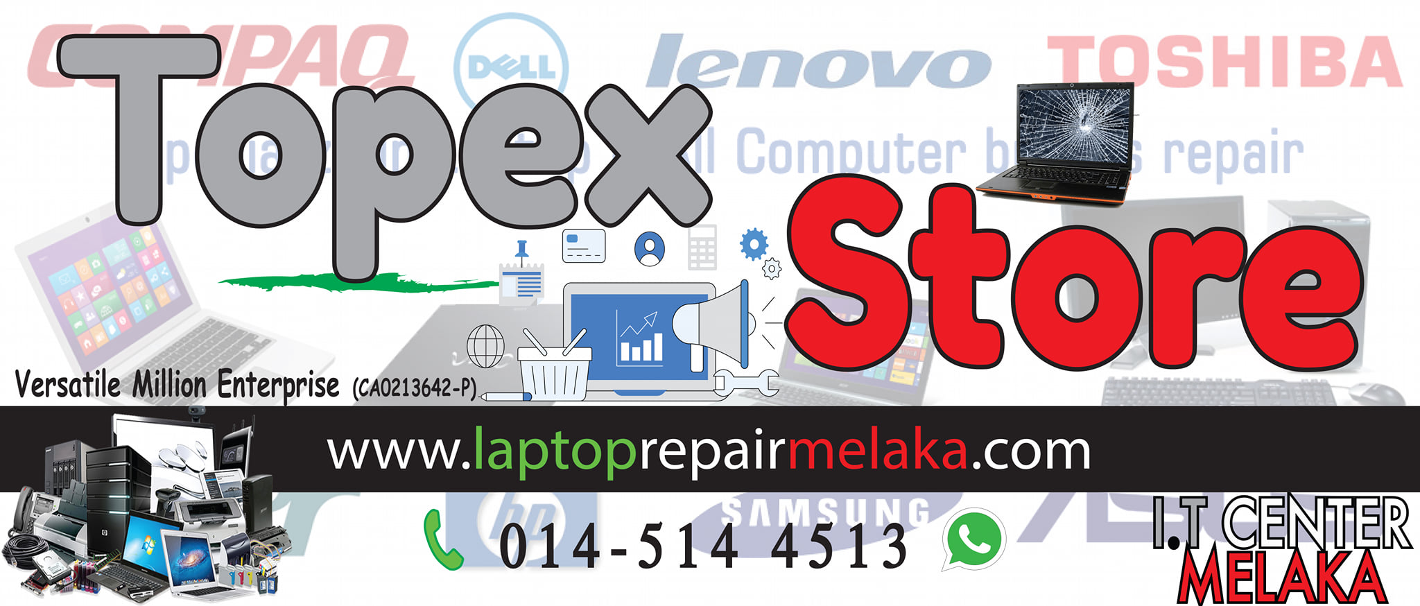 Laptop Repair Melaka | Alor Gajah