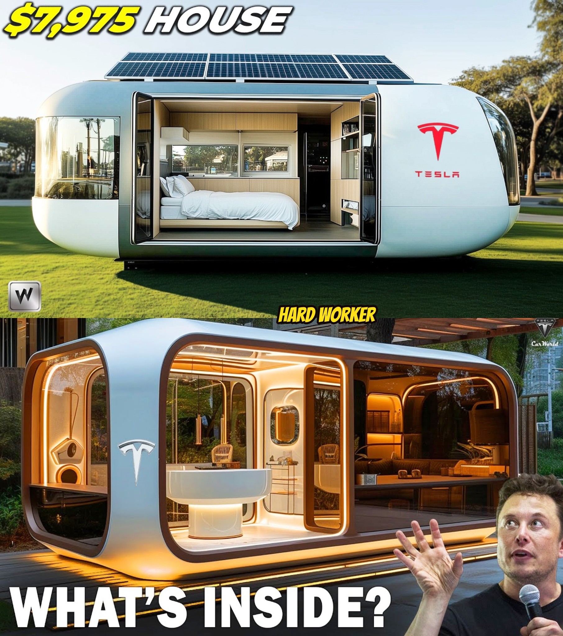 Hard - $7,795 Elon Musk's 2026 Tesla TinyHouse is Finally HERE: NO LAND ...
