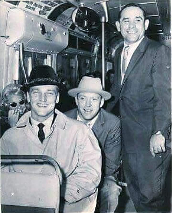 Derek - Back in the 1960's you never knew who you might meet at the bus ...
