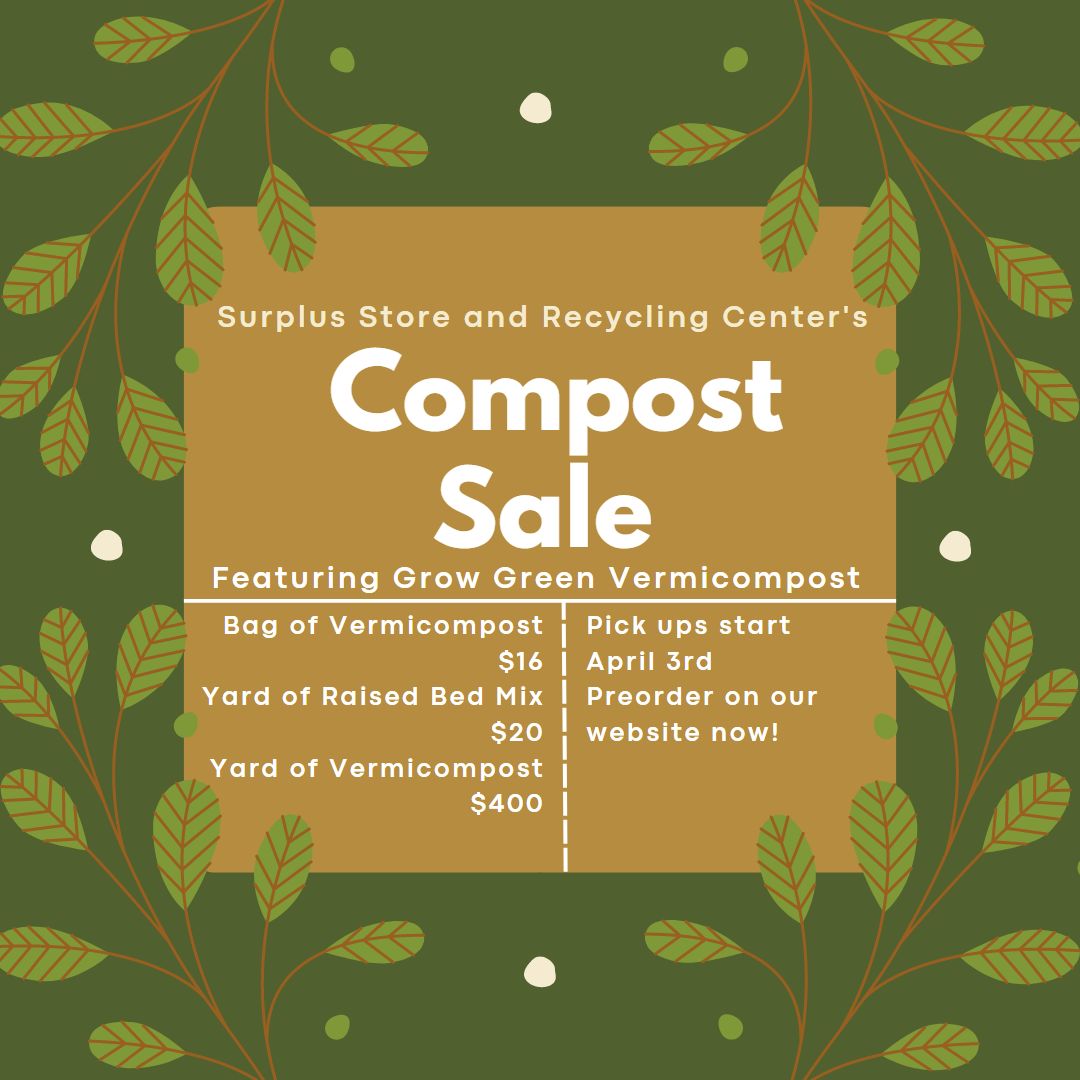 Announcing our 2023 compost sale!... - MSU Surplus Store | Facebook