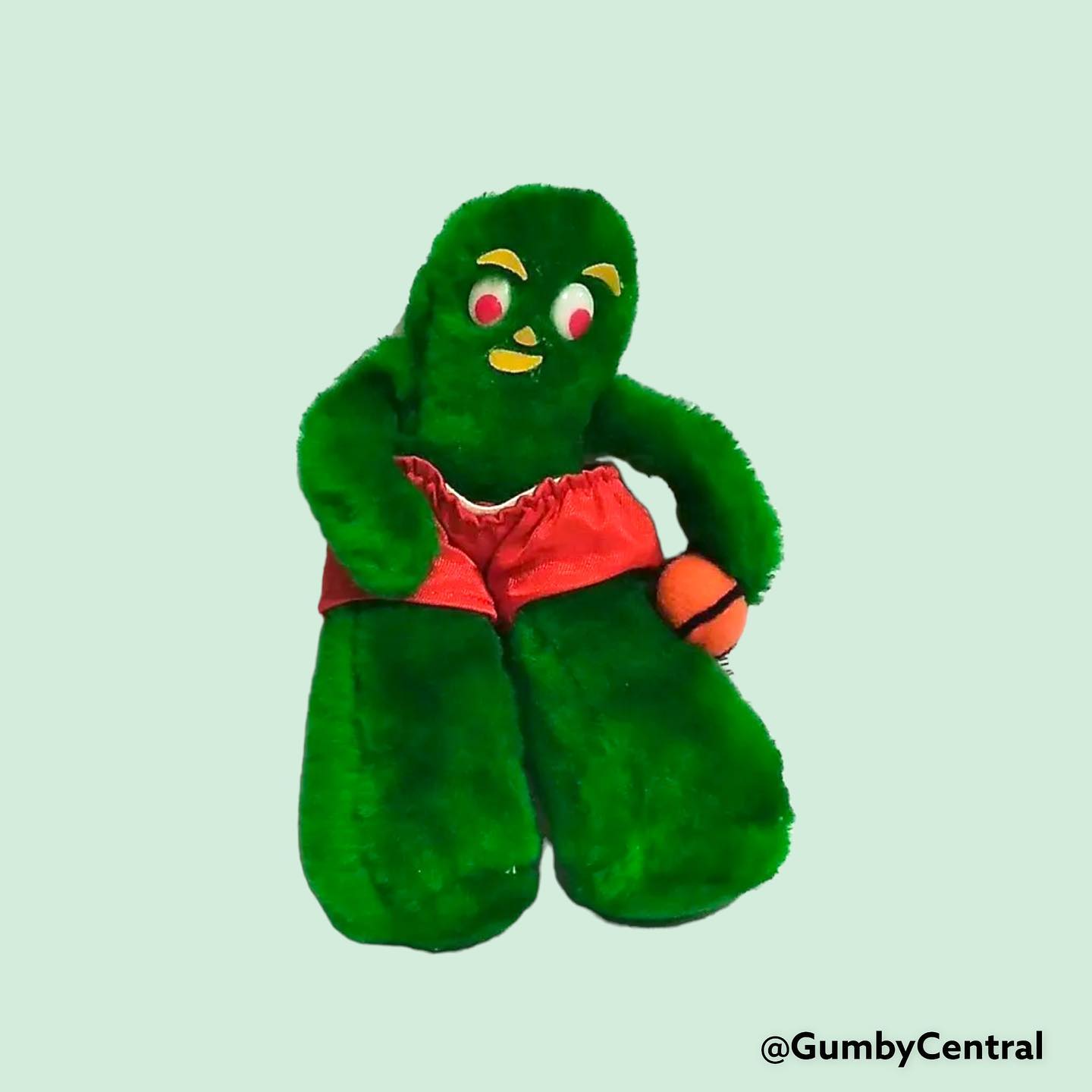 Jumbo Gumby plush toys available