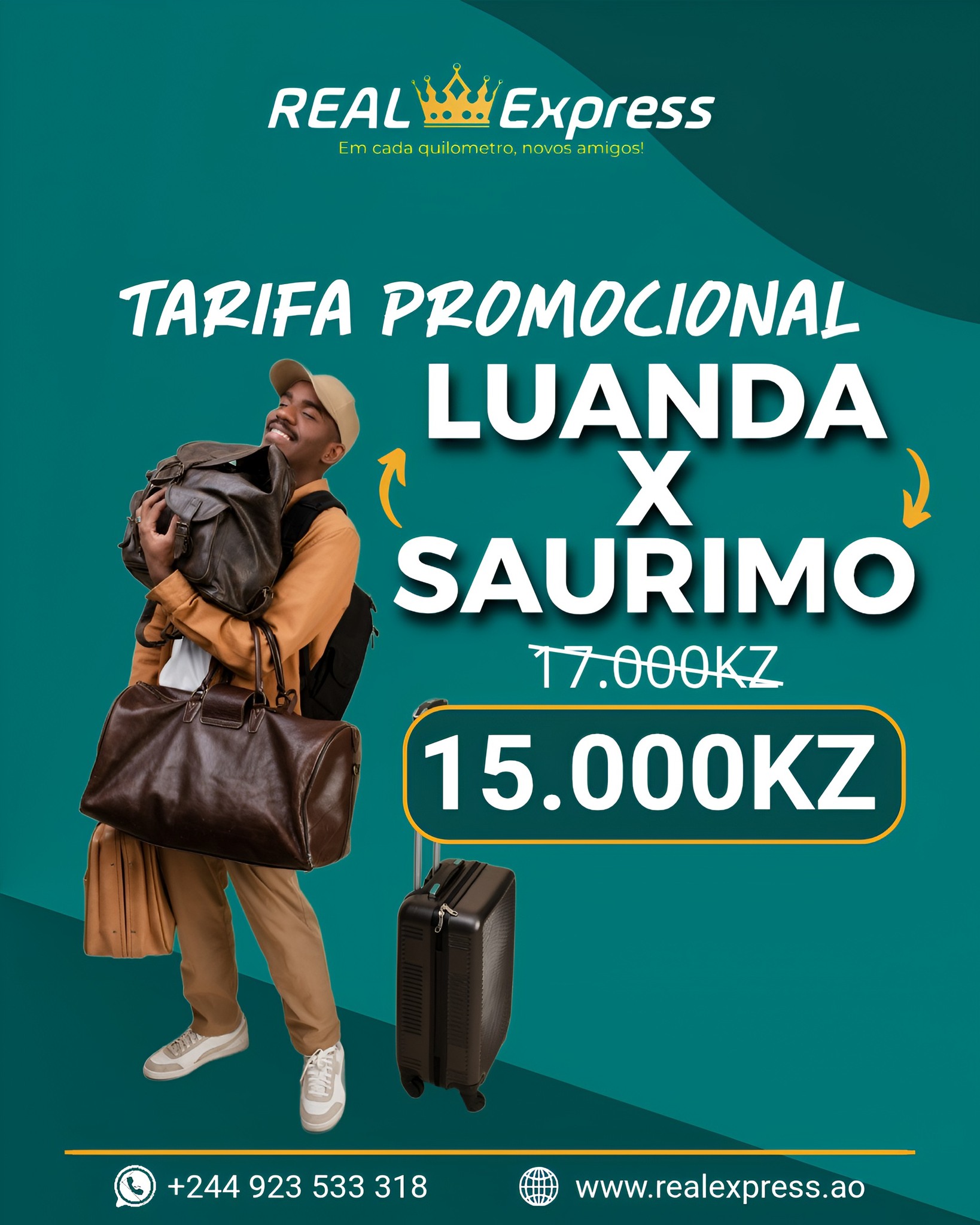 Real Express - 🚍 Novidade na rota LUANDA X SAURIMO! 🚨... | Facebook