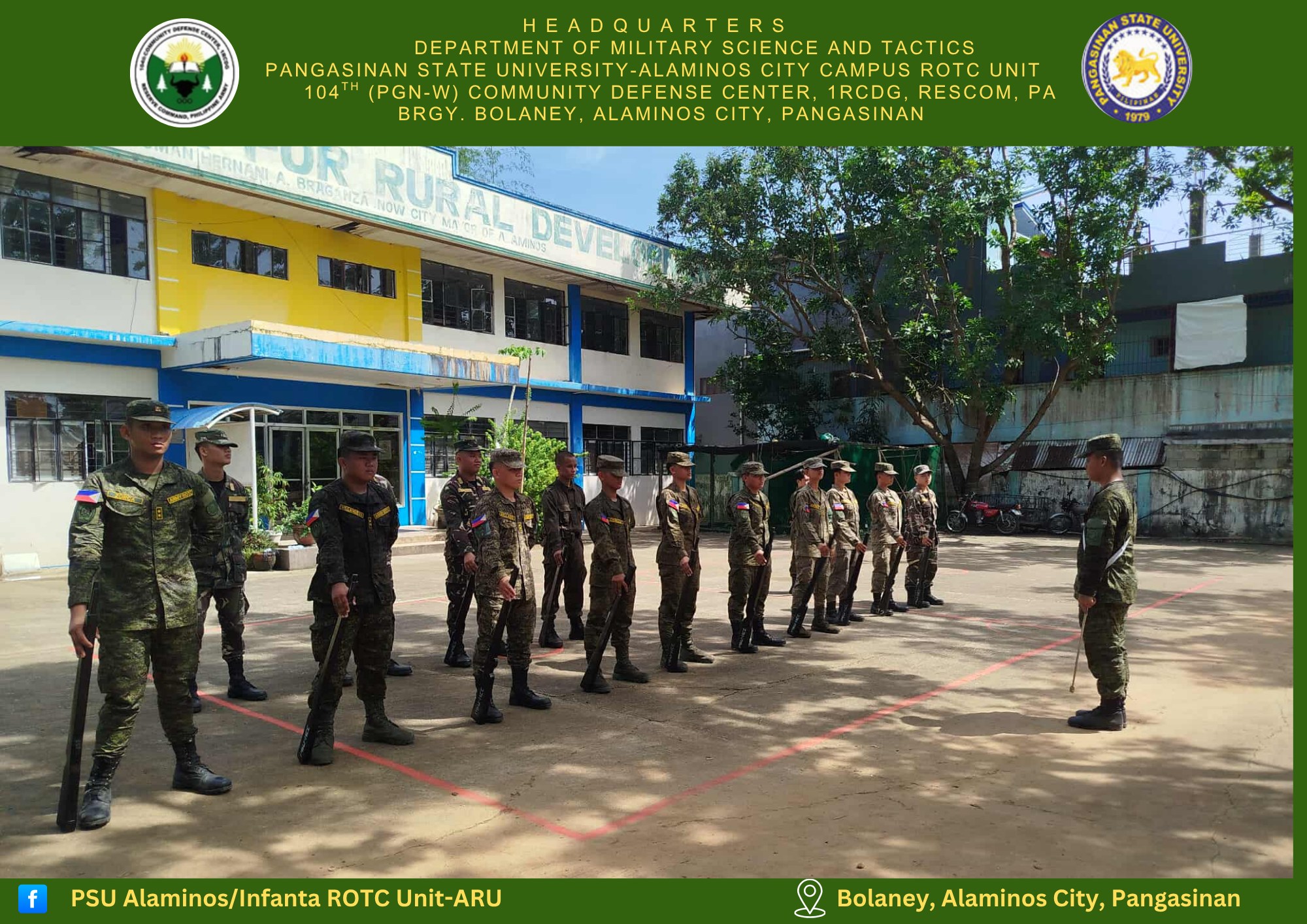 PSU... - PSU Alaminos/Infanta ROTC Unit - ARU