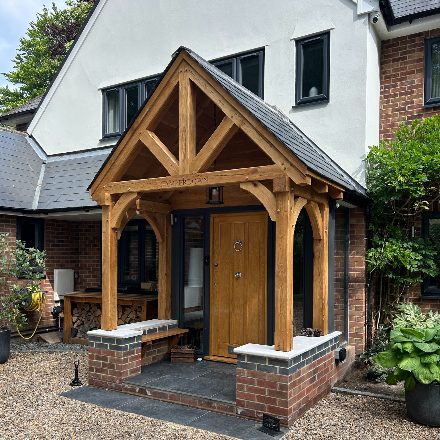 Oak Porches - It’s a while since we supplied this oak porch for a ...