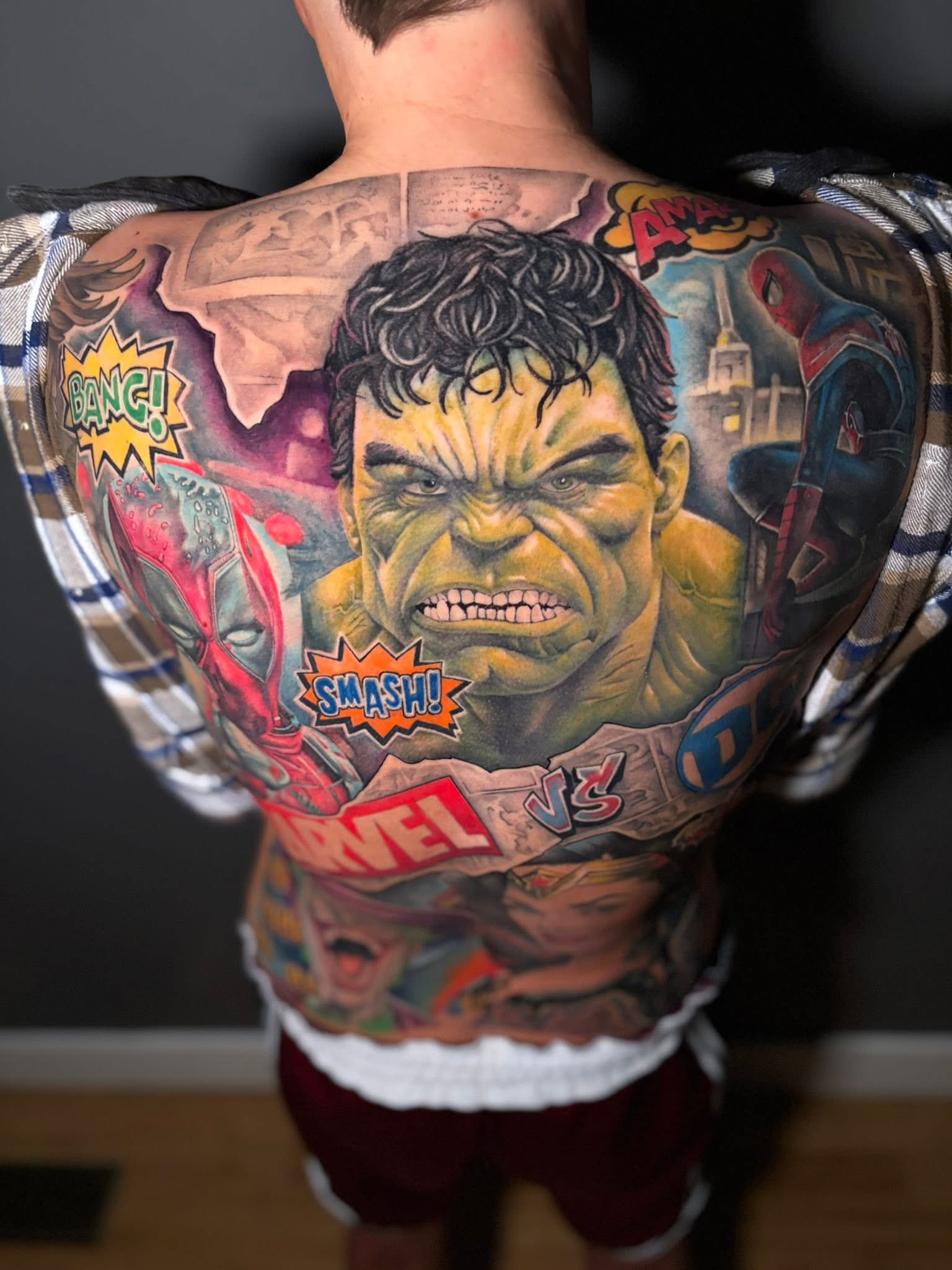 Next up, THIS BACK PIECE! 🏆🏆 The joker... - Soul Rage Tattoo | Facebook