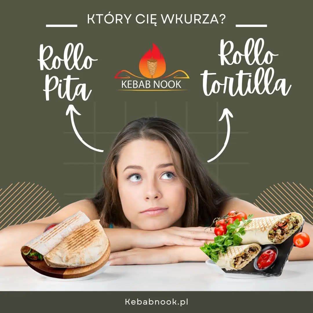 Kebab - 🤔 Rollo Pita czy Rollo Tortilla? Który jest Twoim ulubionym ...