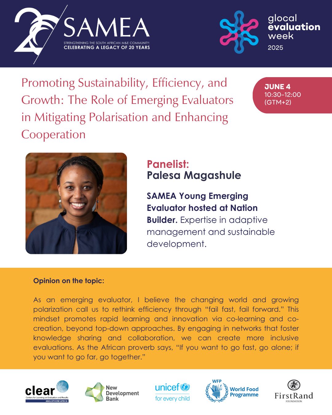 South African Monitoring and Evaluation Association