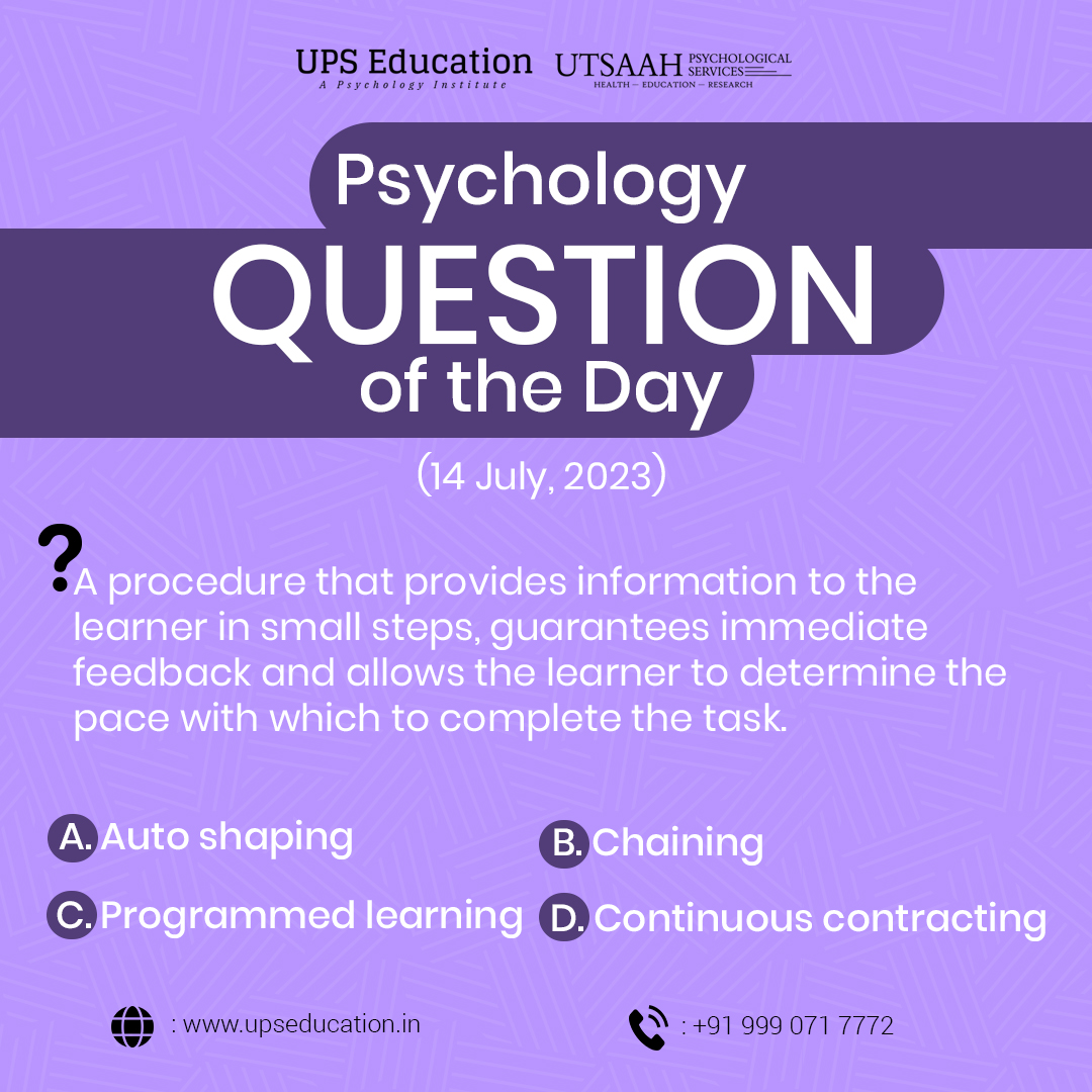 UPS Education - Question of the Day (July 14, 2023) These... | Facebook