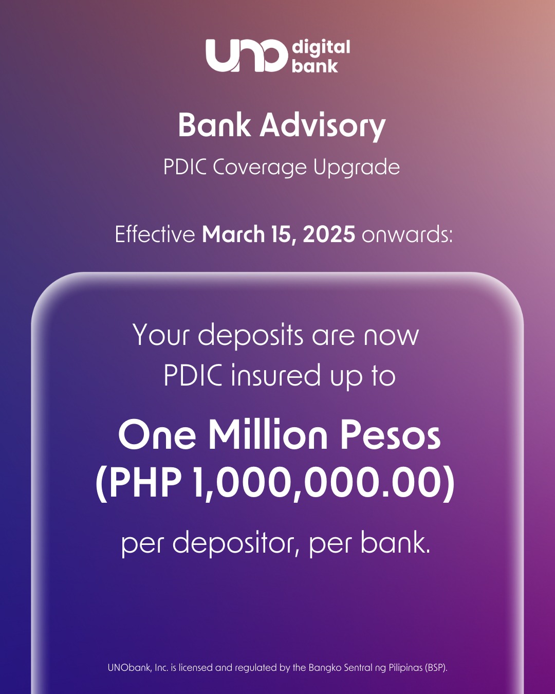 UNO - We would like to kindly inform our customers that starting March ...