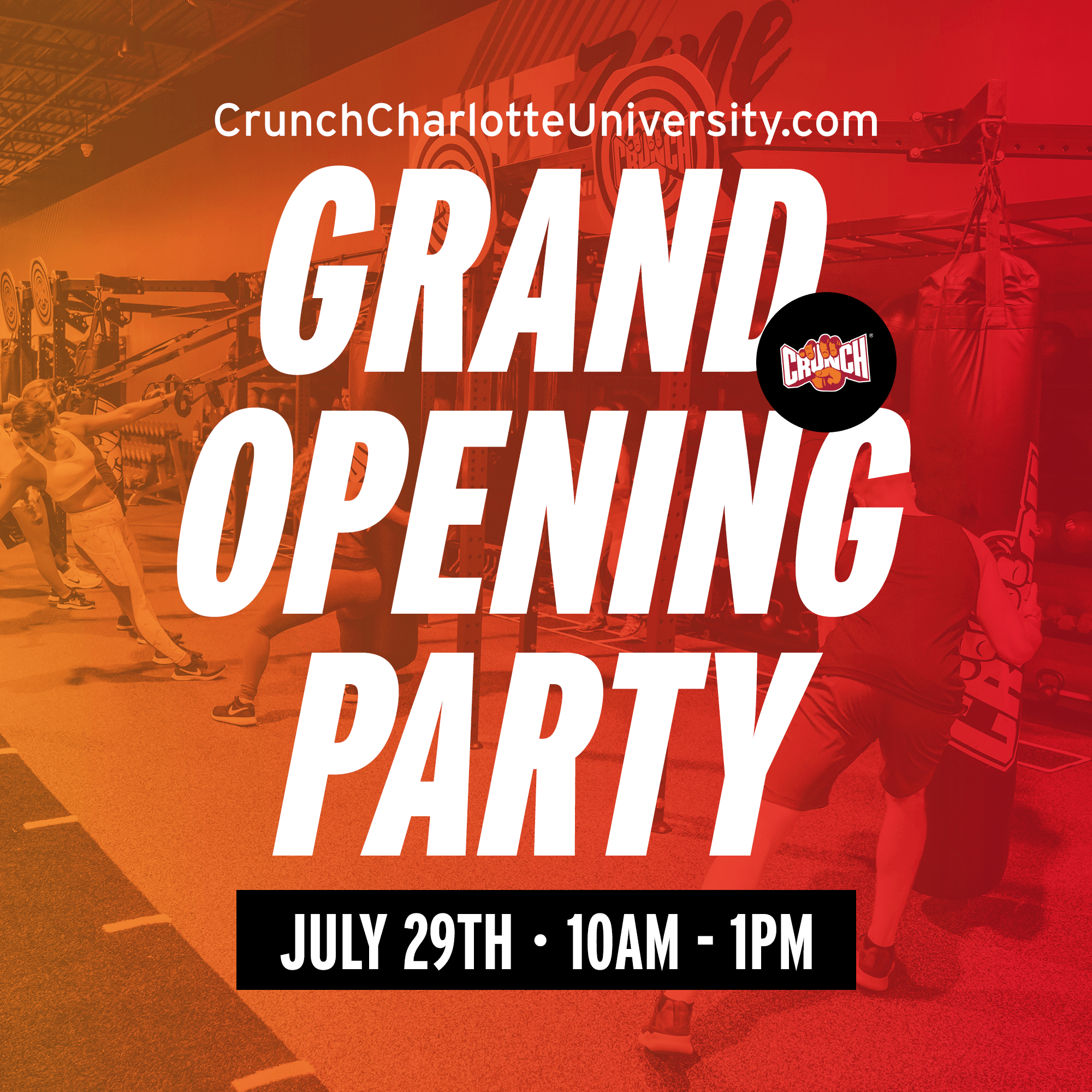 Crunch Fitness - Our neighboring location, Crunch Charlotte University ...