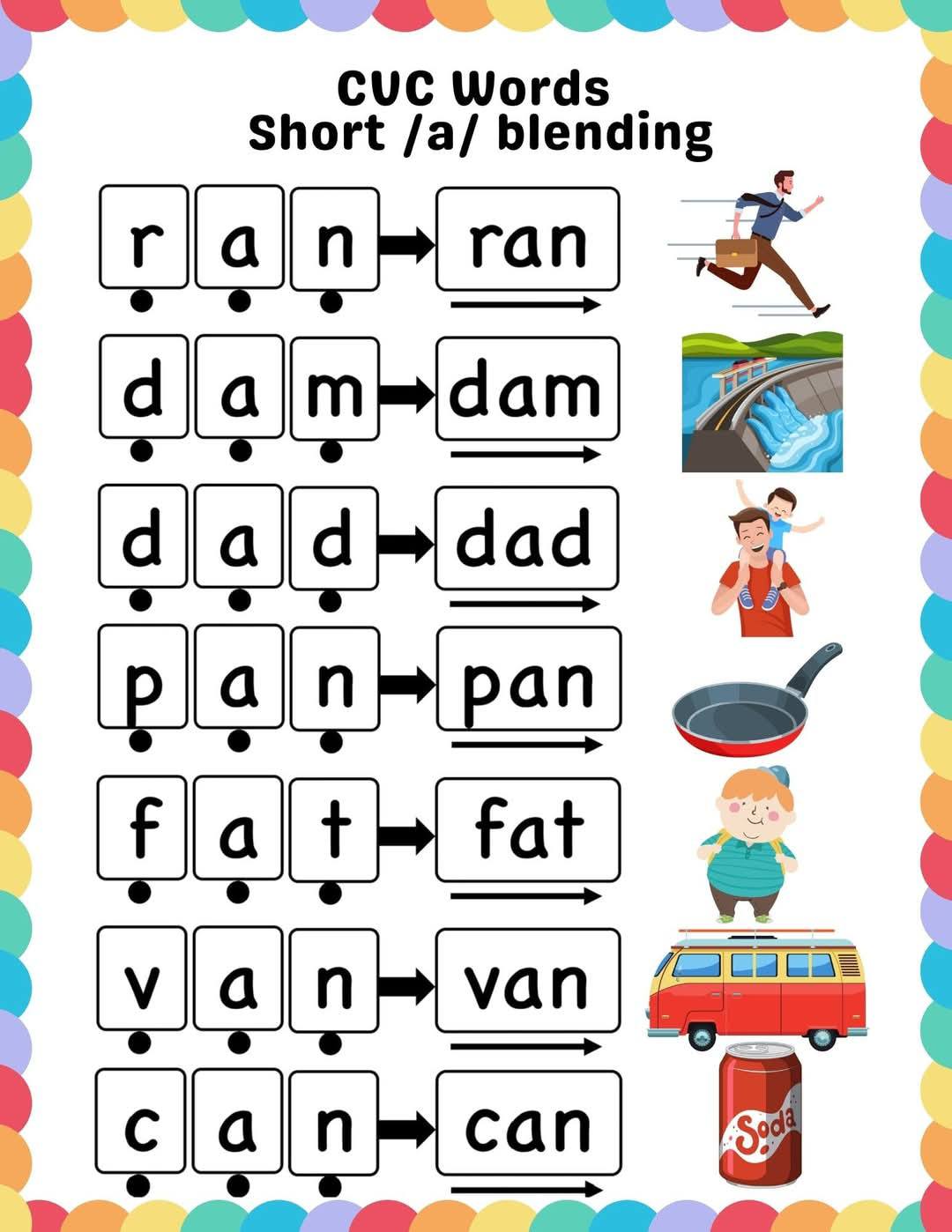 Reading CVC Words 😉💜🧡💚 More... - Teacher Sheila's Corner | Facebook