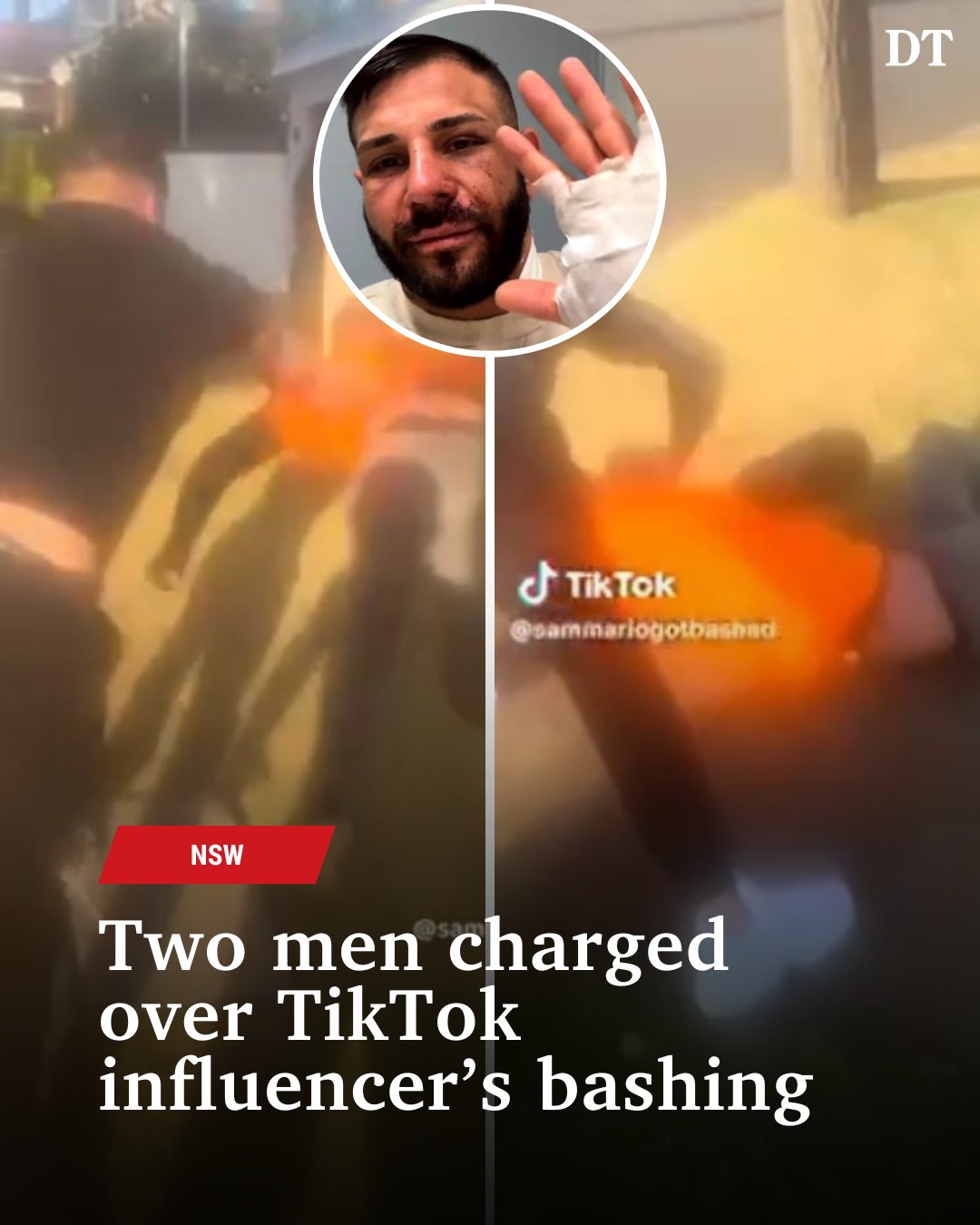 Daily - TikTok influencer Sam Mario was repeatedly punched in the video ...