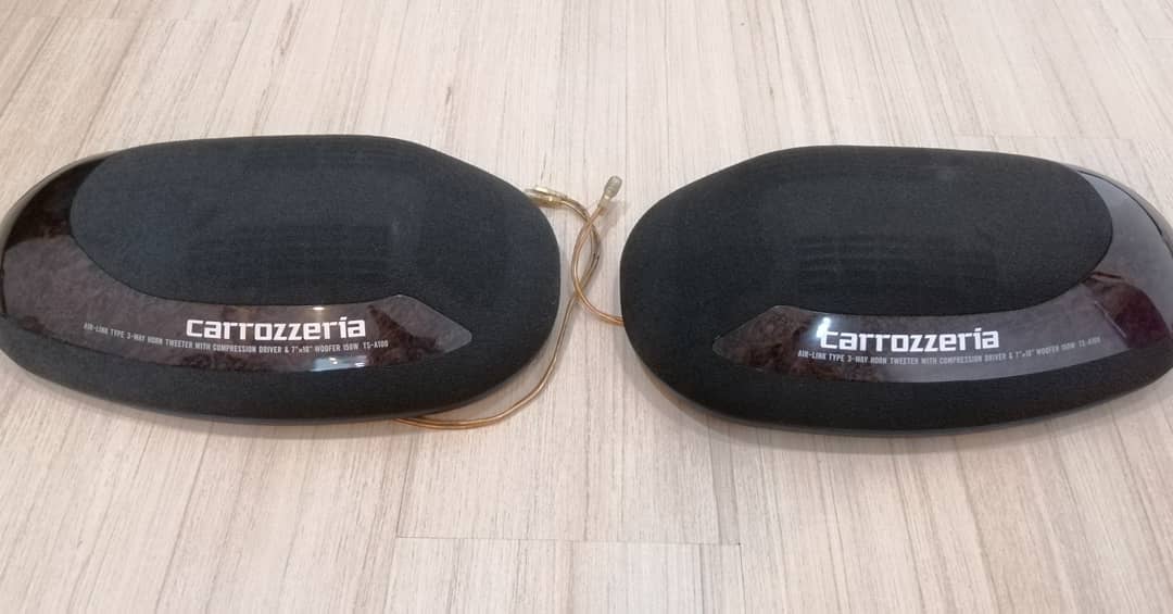 carrozzeria ts-A100 speaker bantal baldu walnut condition like new 