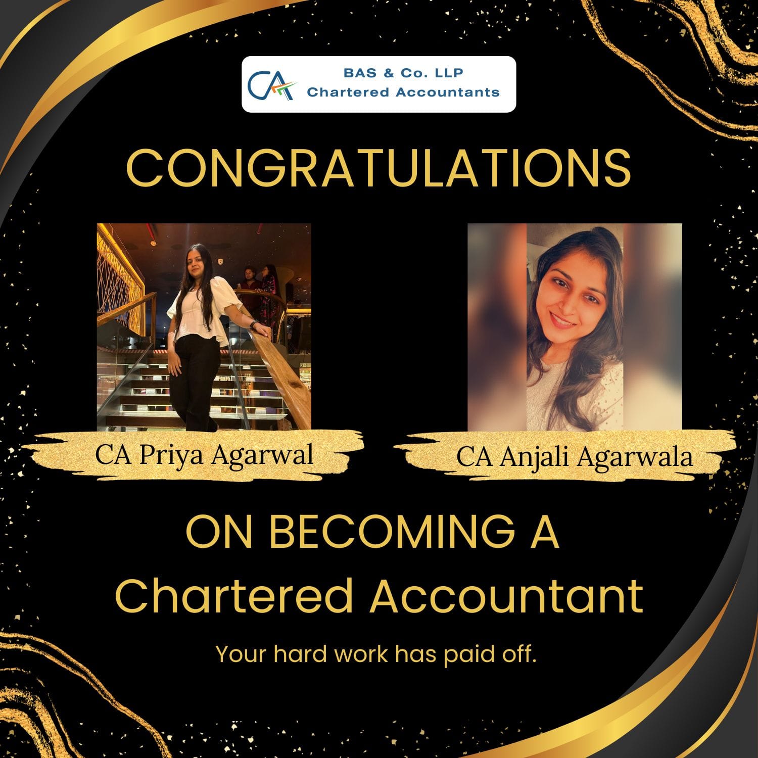 Basco - Thrilled to extend heartfelt Congratulations to CA Priya ...