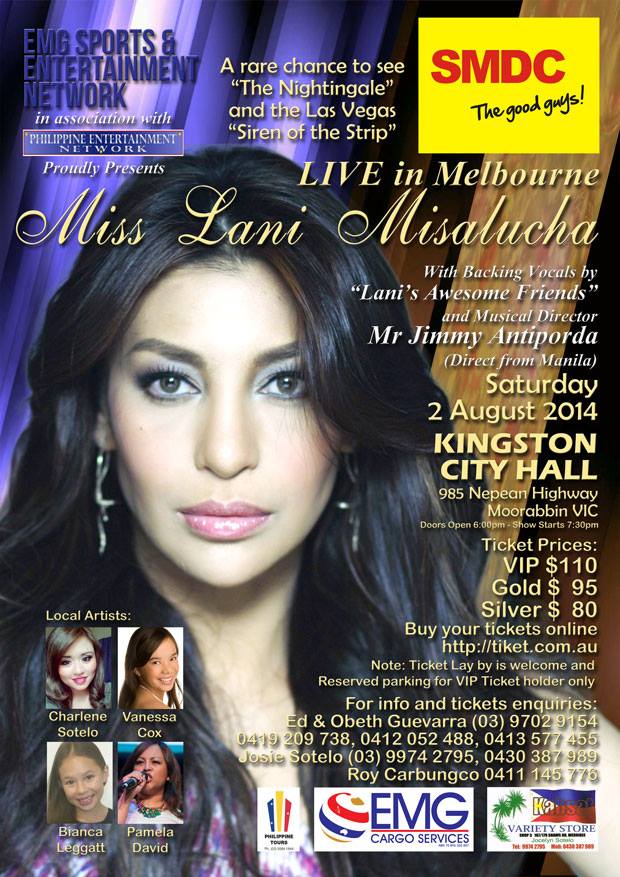 Vanessa Cox Vanessa is excited to be named as one of the support acts