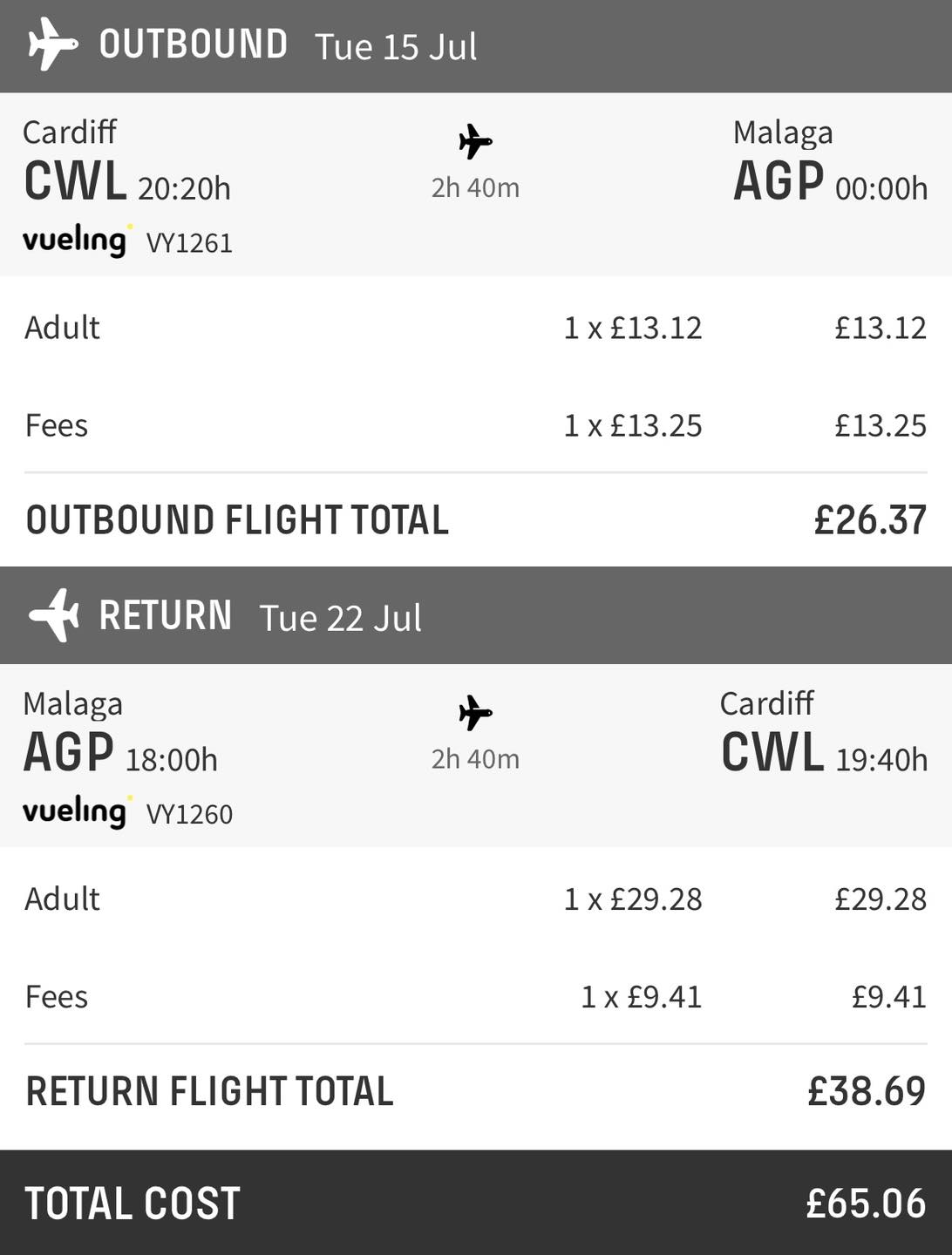 Cardiff - 👀 RETURN FLIGHTS TO MALAGA IN JULY FOR ONLY £65! 🎉 ☀️ 🇪🇸 Get ...