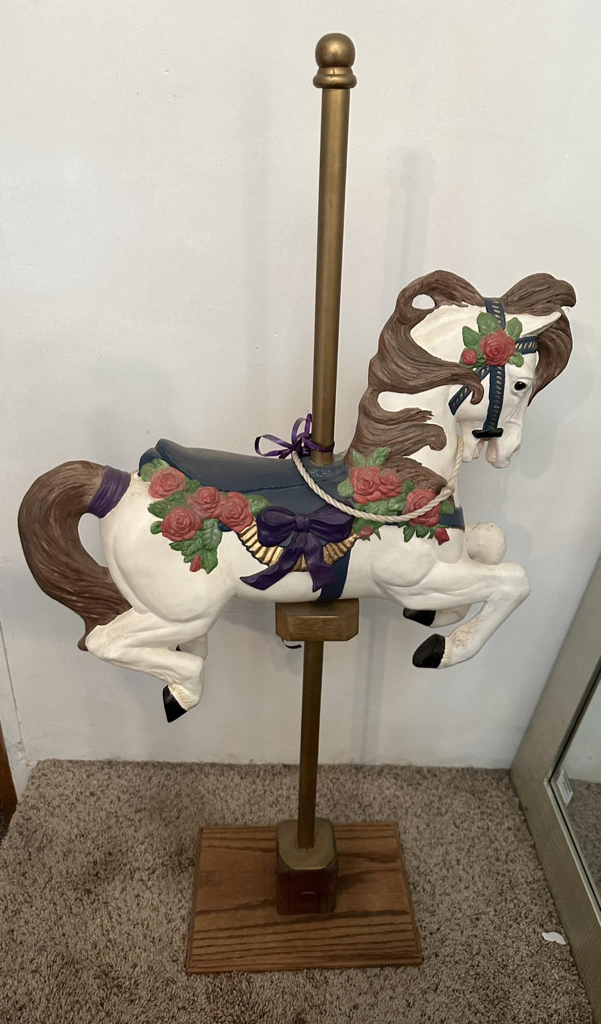 What is the history of my wooden pony figurine?