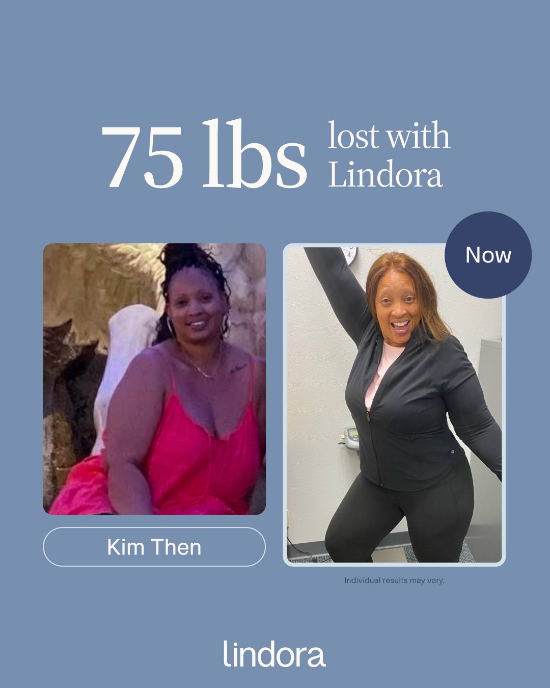 Lindora - Today we celebrate Kim! 💙 Kim started her Lindora wellness ...