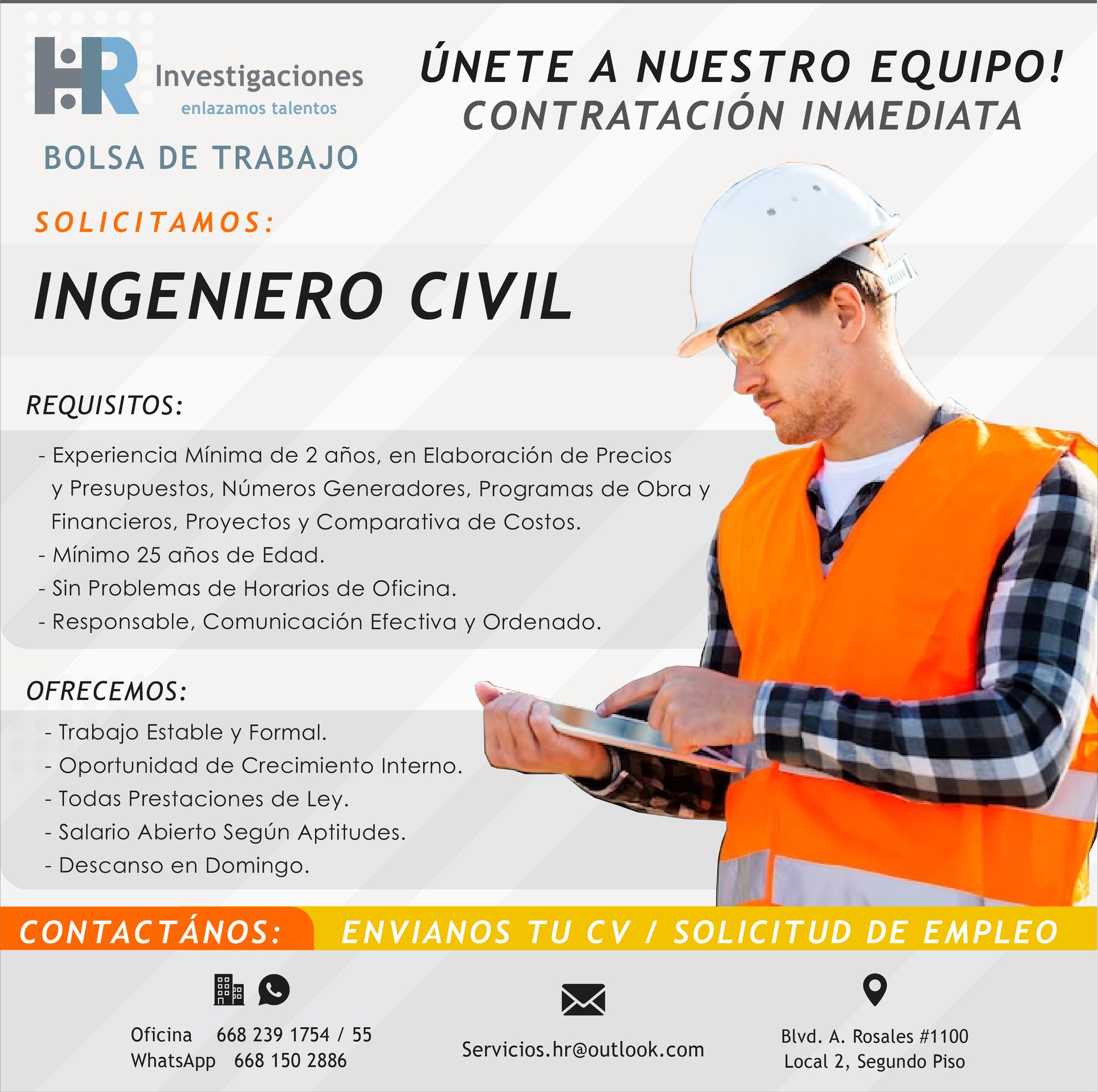 ⚫️🔵CONTRATACIÓN INMEDIATA⚠️- LOS... - HR Investigaciones