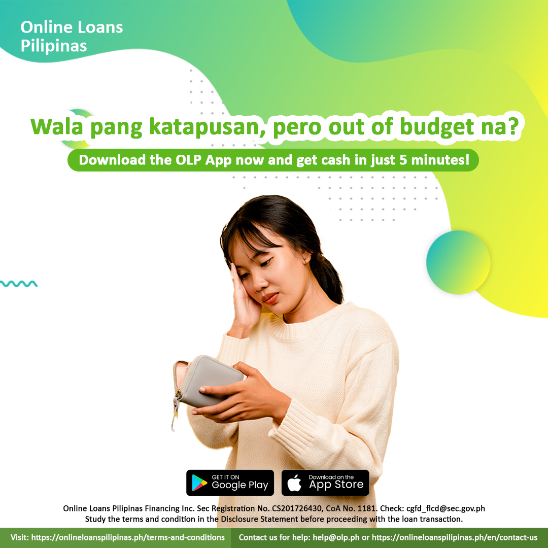 Online - Gipit moments? OLP App gives you cash loan in just 5 minutes ...