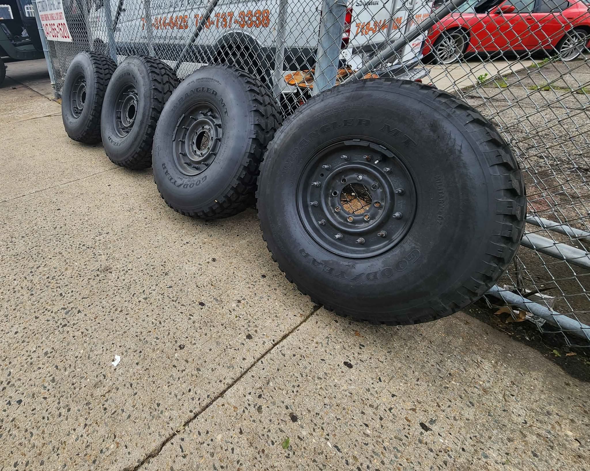 4 Humvee / H1 Rims with Tires - Car Wheels, Tires & Parts - Perth Amboy ...