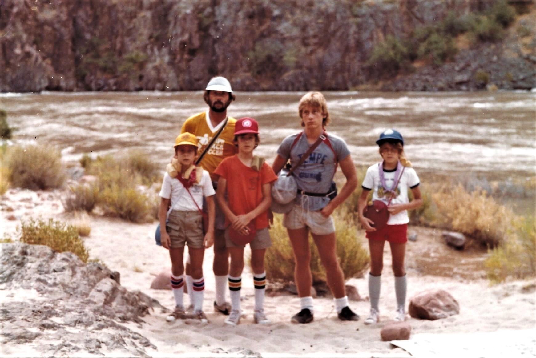 Boucher Rapids during the 1983 flood