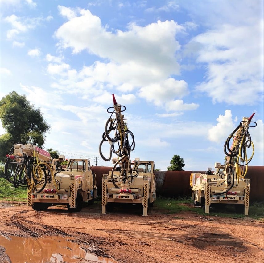 Normet - Three Spraymec Alpha 30 shotcrete machines ready... | Facebook