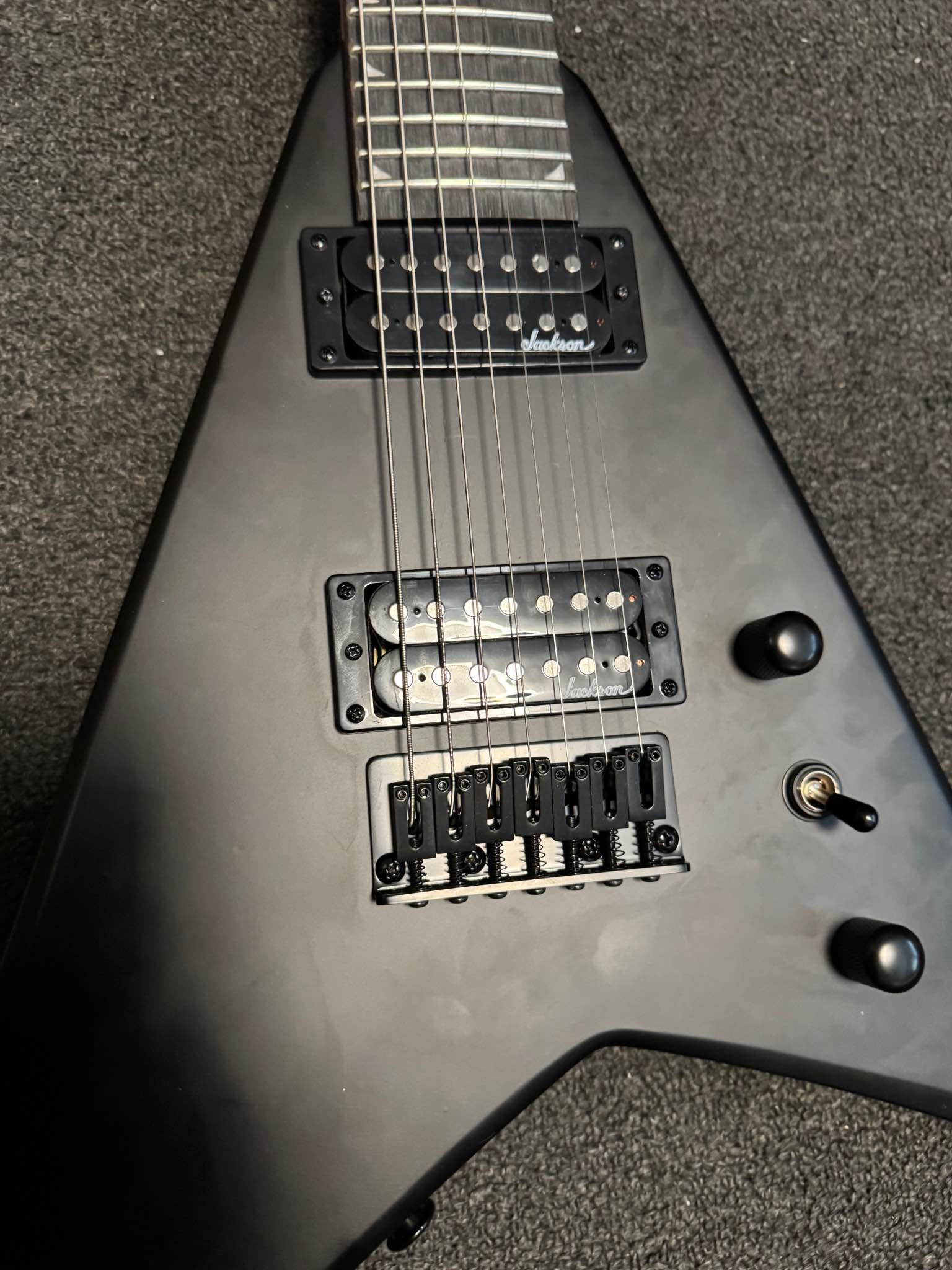 Jackson JS Series Rhoads JS22-7 RR HT Electric Guitar Black - Electric ...