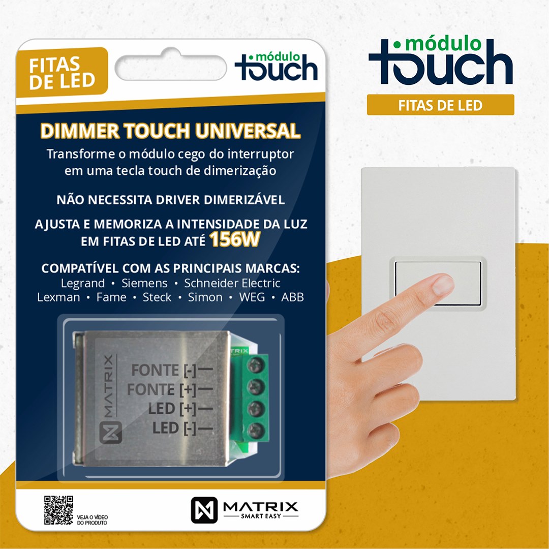 Matrix Control - O Módulo Touch Matrix para Fitas de LED...