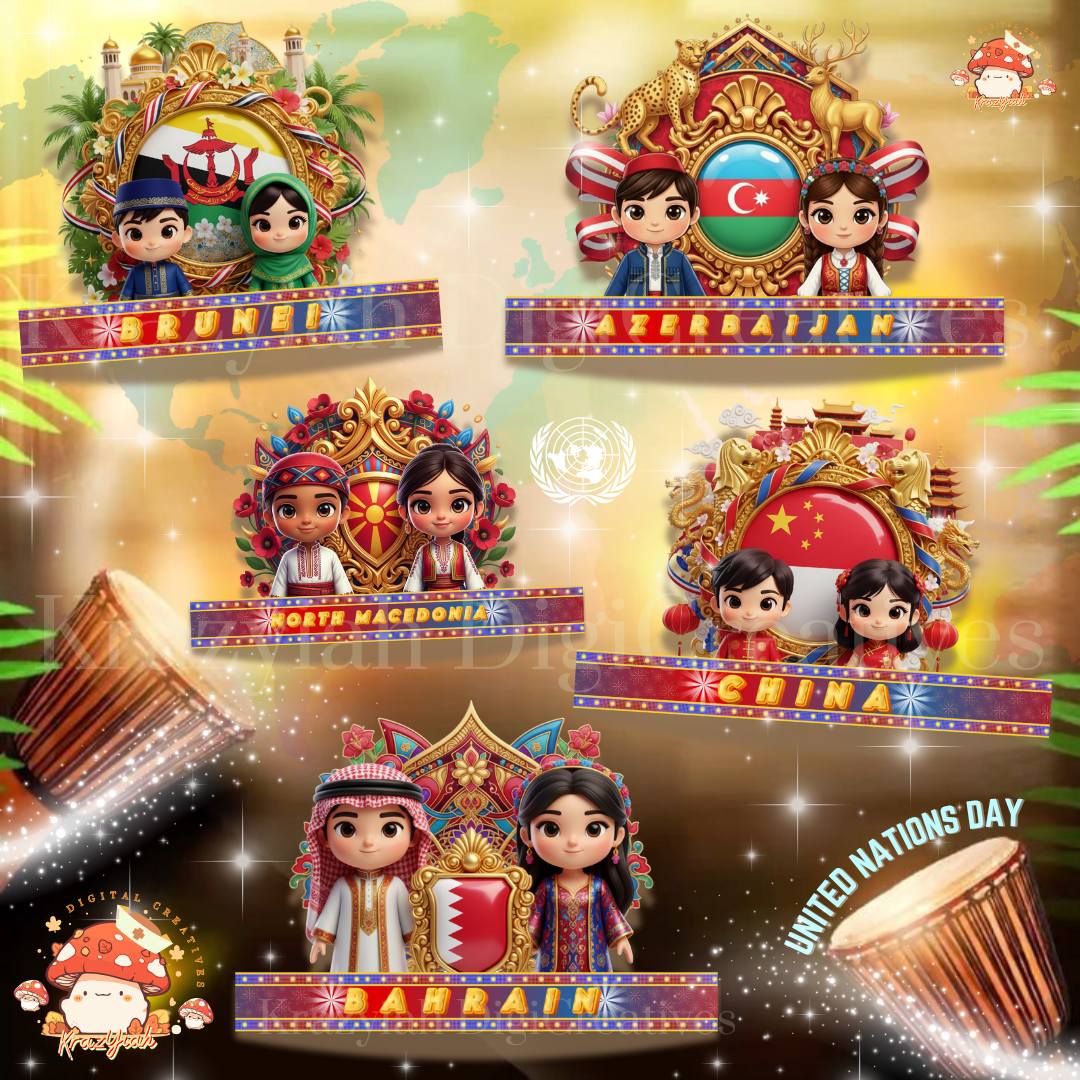 DepEd Commons | 🌍 125 United Nations Countries Headdress Template 🌍 ...