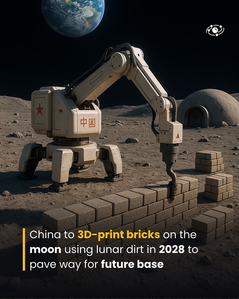 Space - China is getting ready to 3D-print bricks on the moon using ...