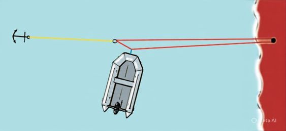 Inday - Boat Propulsion System - A labeled diagram showing the ...