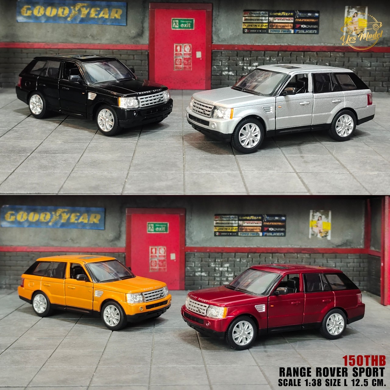 Yes - โมเดลรถเหล็กเรนจ์โรเวอร์ สปอร์ต Range Rover Sport Scale 1:38 ...