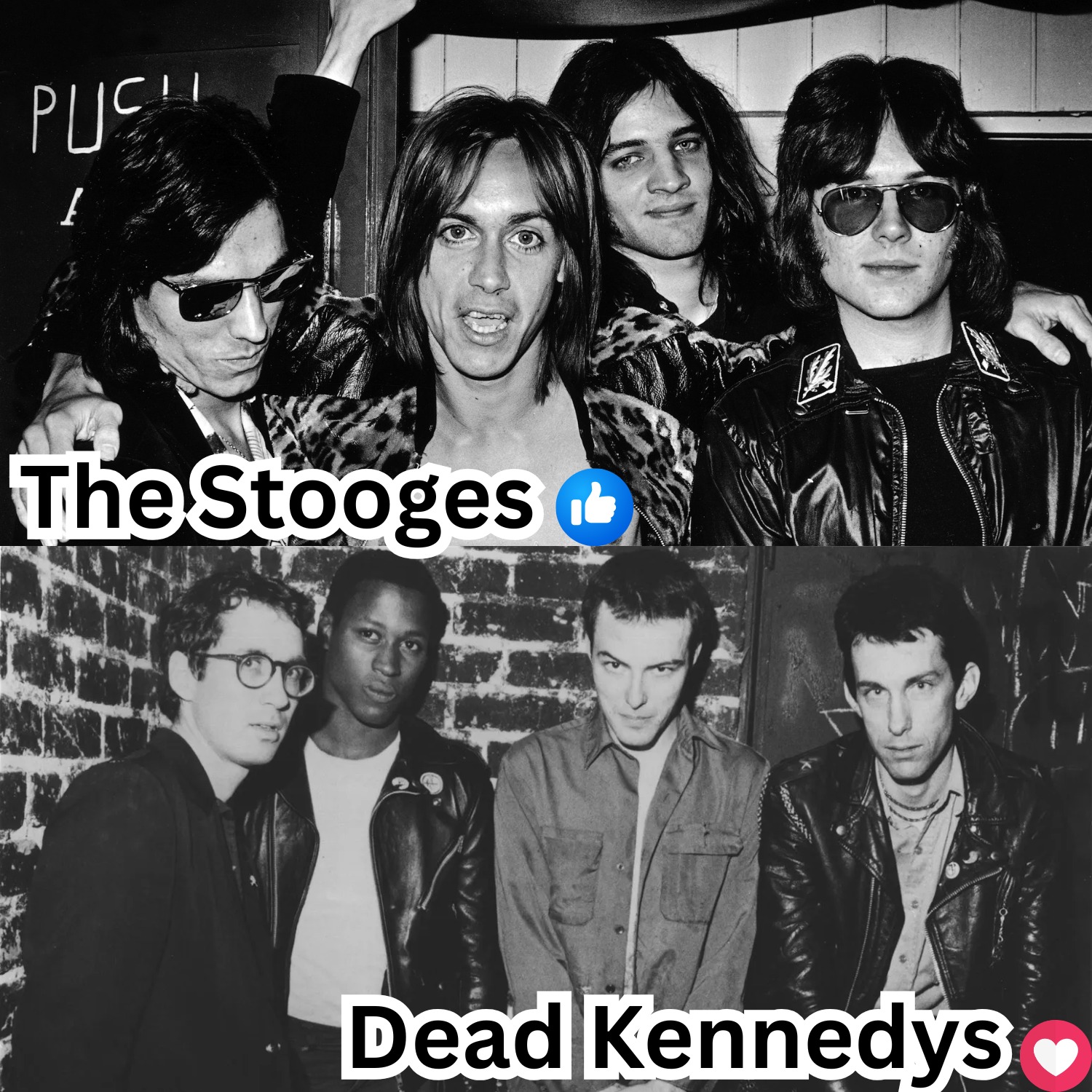 👍 The Stooges / ❤️ MC5 👍 The Stooges The Stooges laid punk's