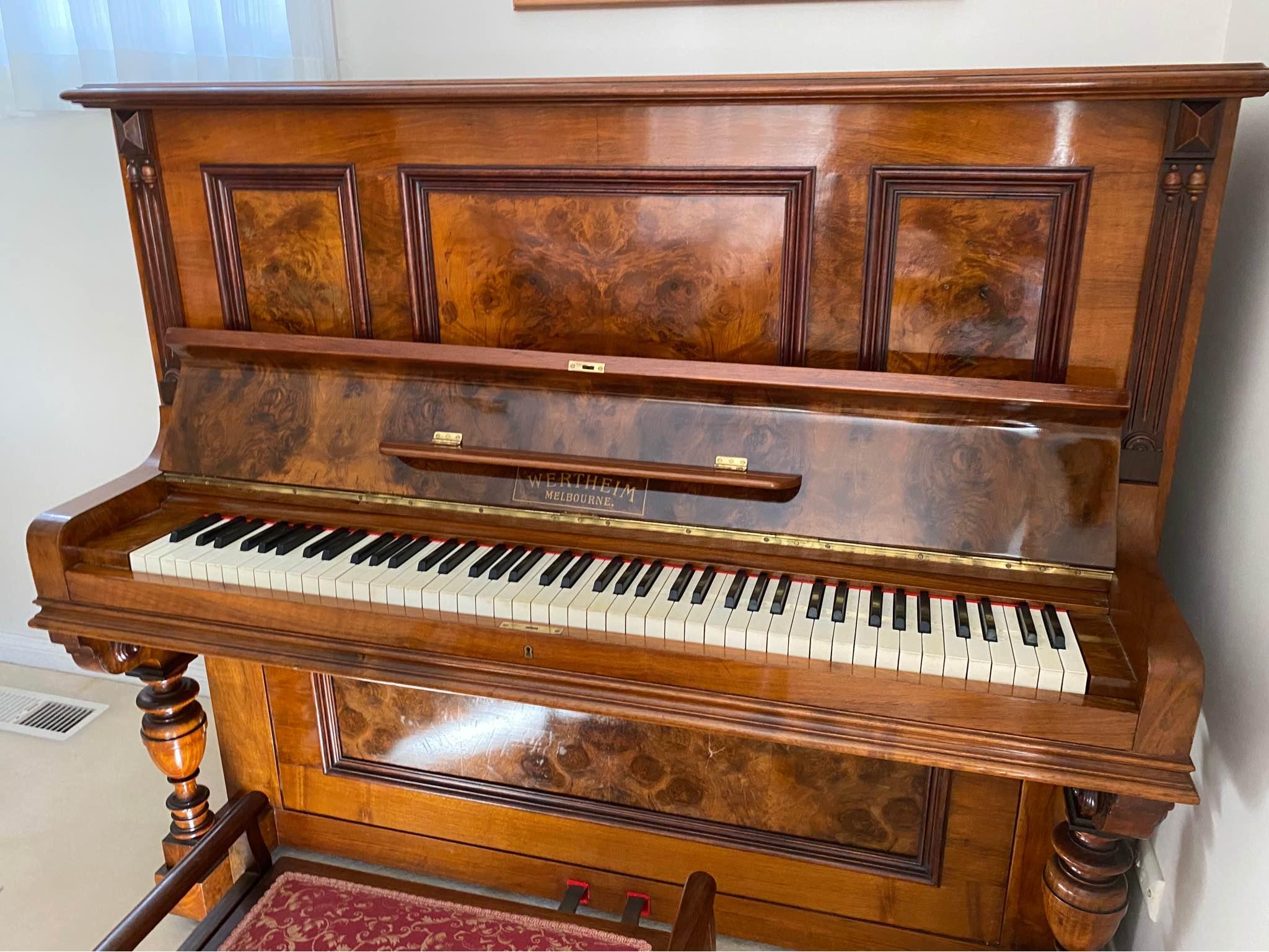 Restored Wertheim Piano circa 1906 - Upright Pianos - Sydney, Australia ...