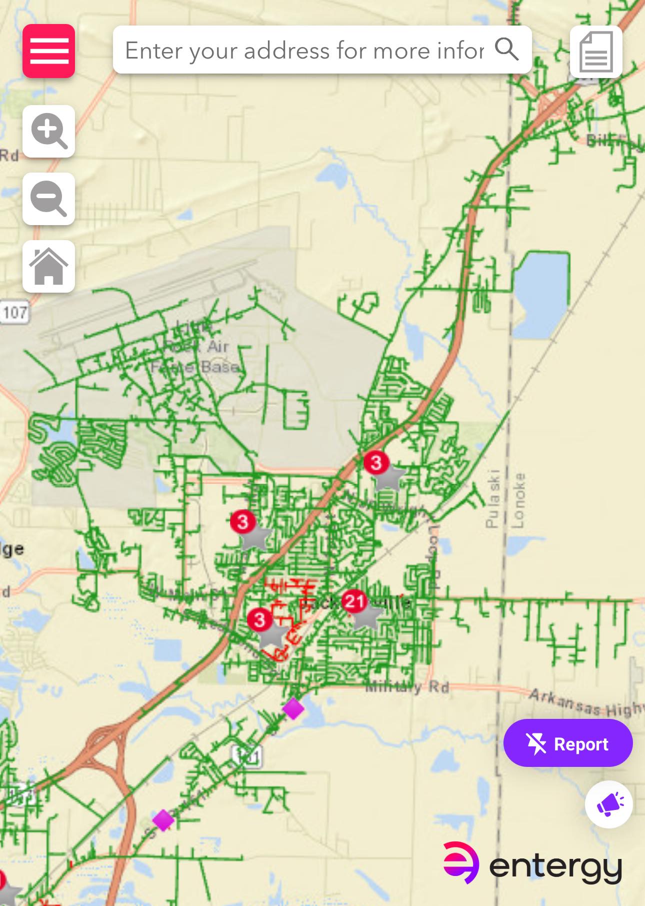 Entergy Power Outage Map