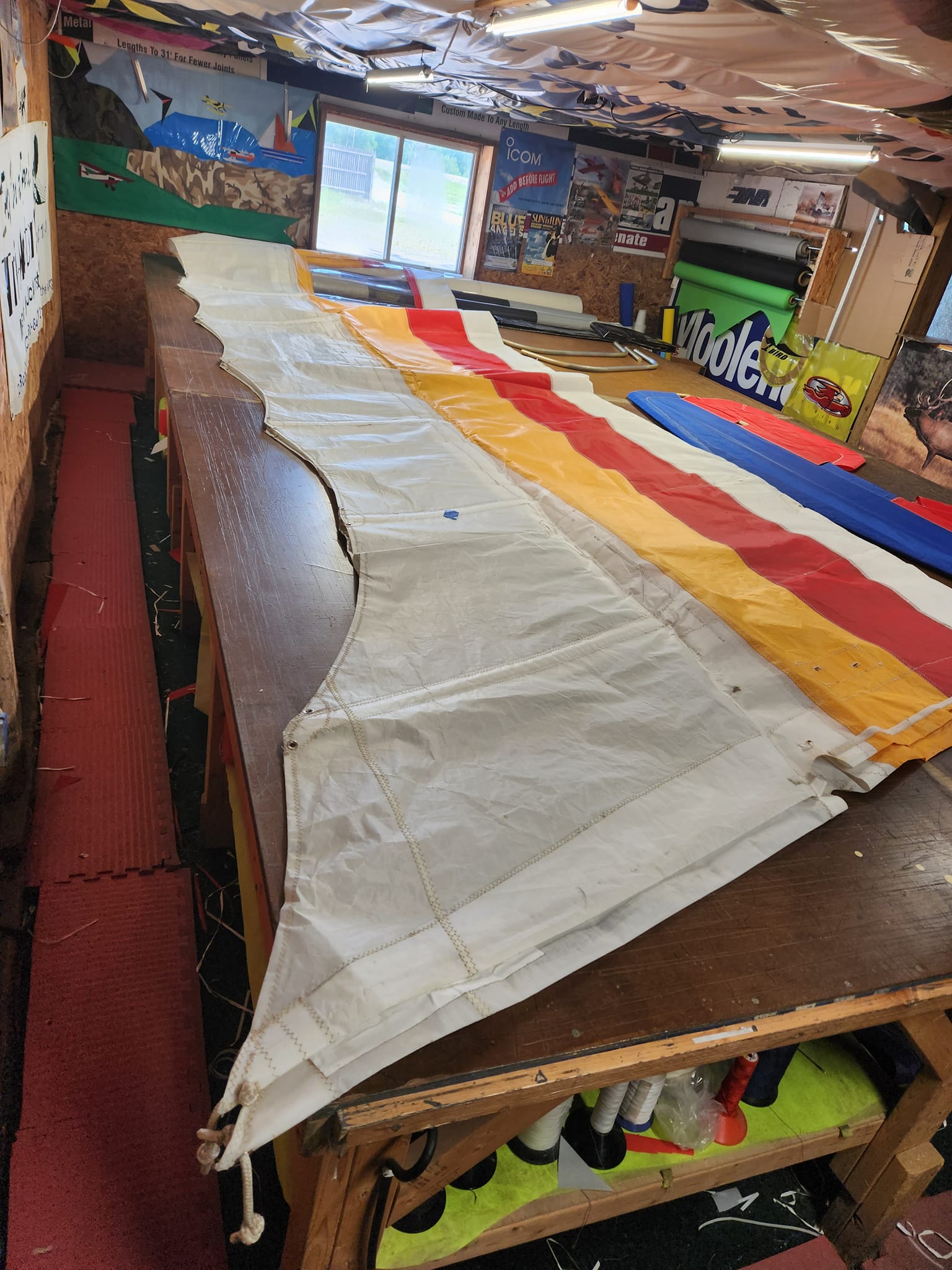 Kasperwing sail rebuild and pattern creation