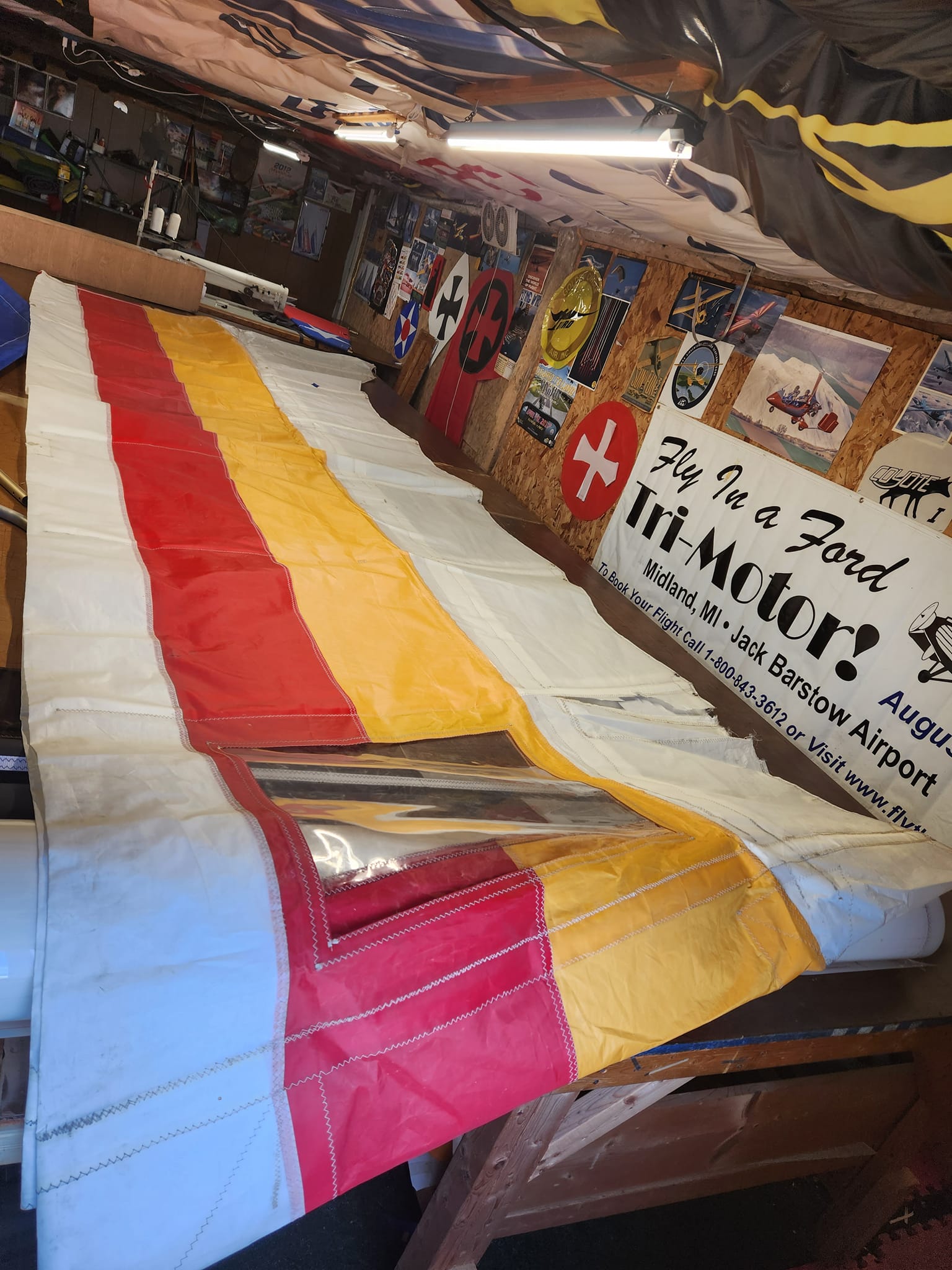 Kasperwing sail rebuild and pattern creation