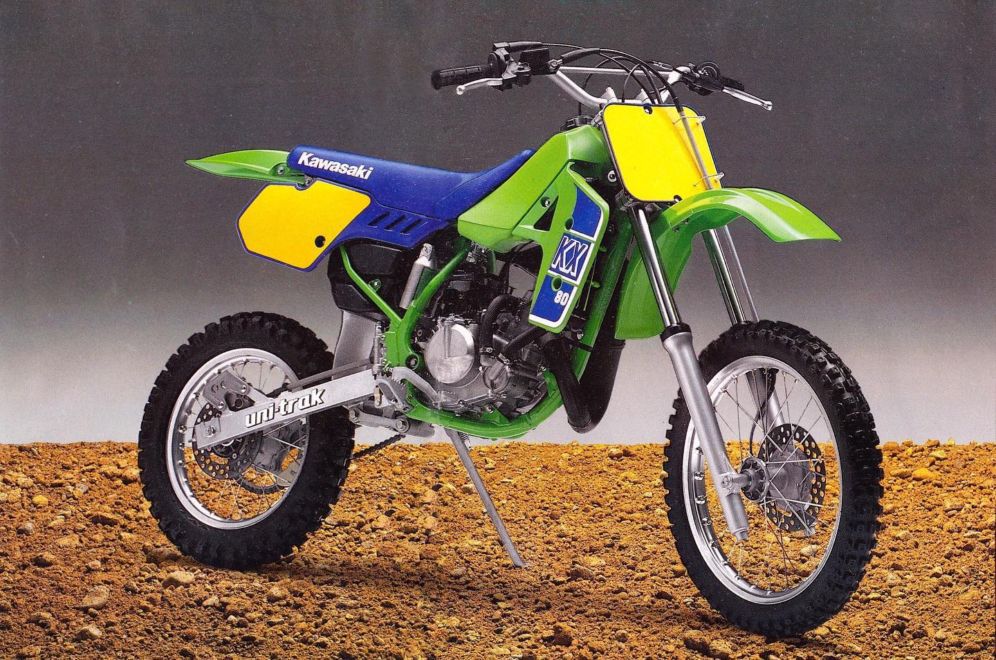 Kawasaki's KX80 Big Wheel for 1989.