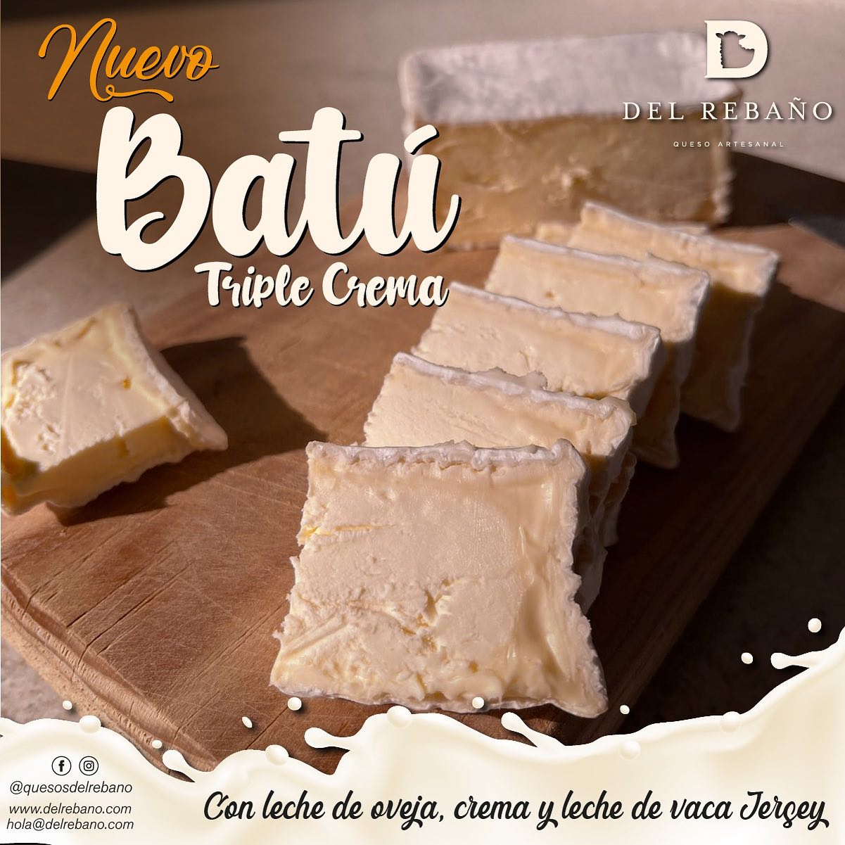 Quesos Del Rebaño - Conoce nuestra nueva creación: Batú, un queso ...